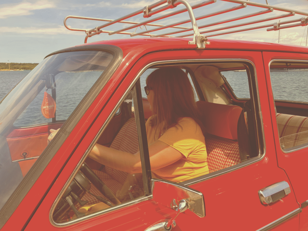 Zastava 101 story Pula, Yugoslav era classic car on Istrian roads